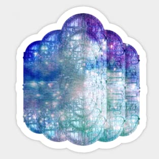 Magic portal abstract Sticker